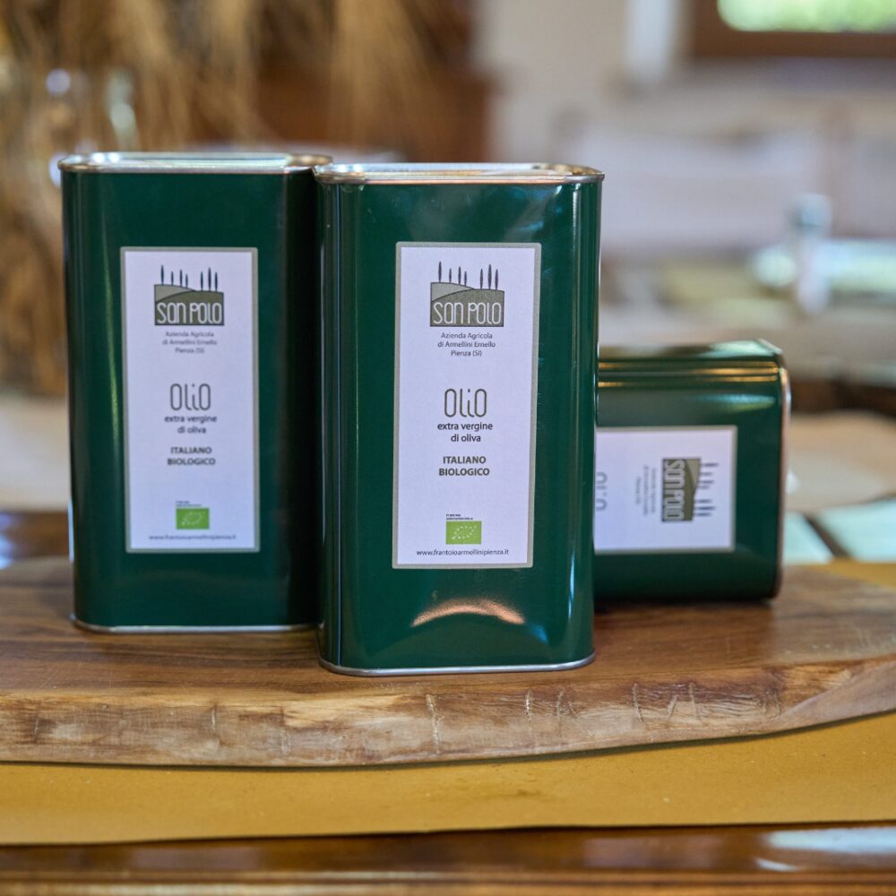 Olio Extravergine di Oliva Biologico (San Polo) - 1 L lattina