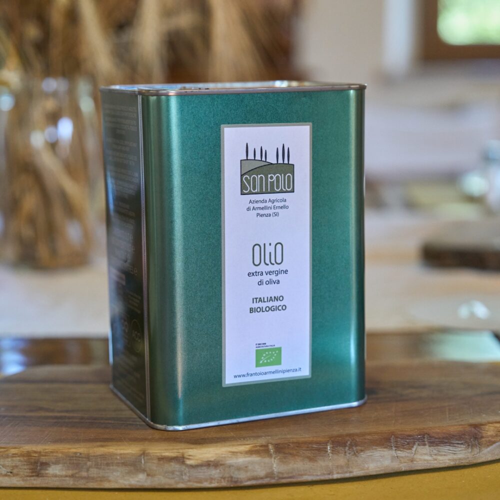 Olio Extravergine di Oliva Biologico (San Polo) - 3 L lattina
