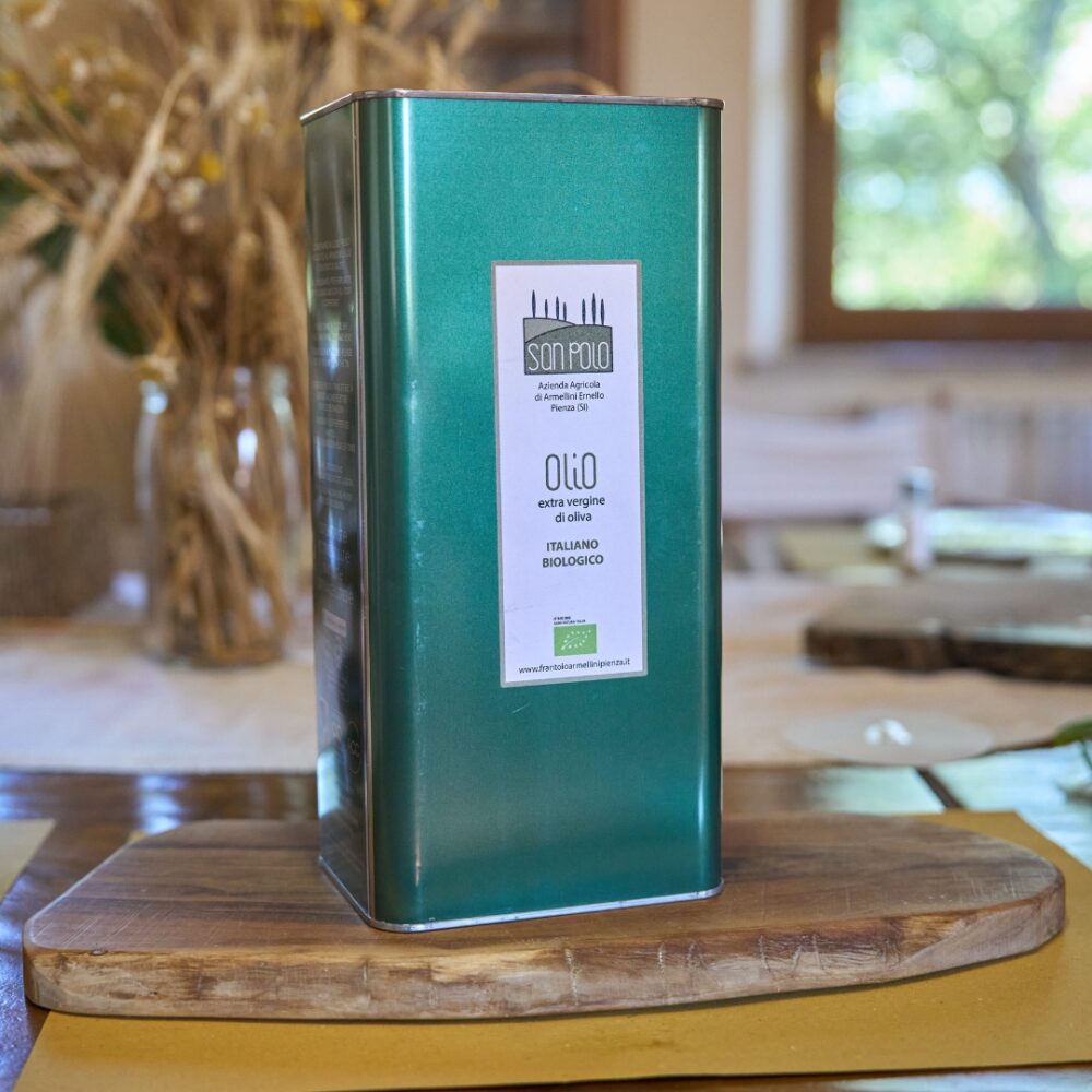 Olio Extravergine di Oliva Biologico (San Polo) - 5 L lattina